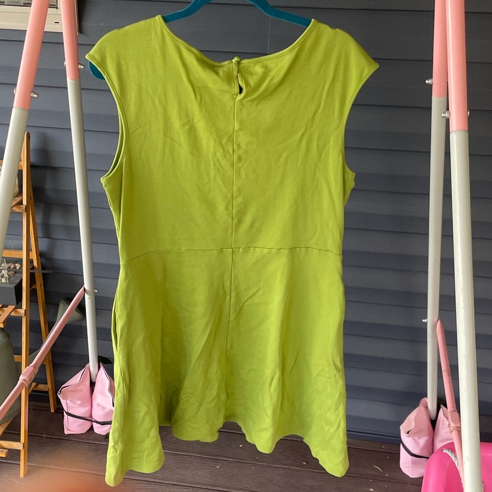 New York & Company Lime Green Top